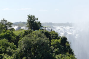 View of the Falls from the Victoria Falls Bridge