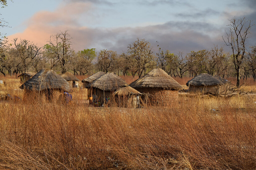 Rural African village